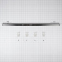 27" (68.6 cm) Warming Drawer Heat Deflector, Stainless Steel W10536338