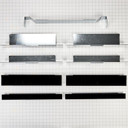 Built-In Oven/Microwave/Coffee Machine Side Trim Cover Kit, Black/Noir W11290015