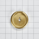 Range Brass Knob Bezel, Griddle W11317495 Range Brass Knob Bezel, Griddle W11317495