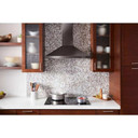 Whirlpool® 36" Contemporary Black  Stainless Wall Mount Range Hood WVW53UC6HV