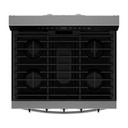 Whirlpool® 30-inch Smart Gas Range with Air Cooking Technology, Steam/Self Cleaning, Rapid Preheat 5.3 CuFt Capacity WFGS7530RZ