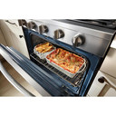 Whirlpool® 30-inch Smart Gas Range with True Convection, Steam/Self Cleaning, Rapid Preheat 5.3 CuFt Capacity WFGS7530RZ