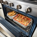 Whirlpool® 30-inch Smart Gas Range with True Convection, Steam/Self Cleaning, Rapid Preheat 5.3 CuFt Capacity WFGS7530RZ