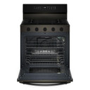 Whirlpool® 30-inch Smart Gas Range with True Convection, Steam/Self Cleaning, Rapid Preheat 5.3 CuFt Capacity WFGS7530RV