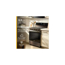 Whirlpool® 30-inch Smart Gas Range with True Convection, Steam/Self Cleaning, Rapid Preheat 5.3 CuFt Capacity WFGS7530RV