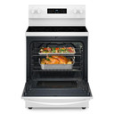Whirlpool® 30-inch Energy Star Electric Range with Air Cooking Technology, No Preheat Air Fry and Air Baking and Self Clean YWFES5030RW