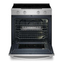 Whirlpool® 30-inch Smart Slide in Electric Range with True Convection, No Preheat Air Fry, WipeClean™ Coating, Steam/Self Clean and High Speed Preheat YWSES7530RZ