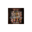 Kitchenaid® 20.8 Cu. Ft. Counter-Depth Side-by-Side Refrigerator with Exterior Ice and Water Dispenser in PrintShield™ Finish KRSC536RPS