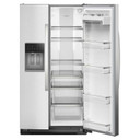 Whirlpool® 36-inch Full Depth Side-by-Side Refrigerator with Prep &amp; Store Bins WRSF6536RZ
