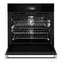 Jennair® NOIR™ Single Wall Oven with V2™ Vertical Dual-Fan True Convection, Advanced Temperature Precision JOESC730RM