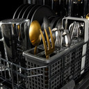 Jennair® Pocket Handle 24" Built-In Dishwasher with Precise Fit 3rd Rack for Cutlery with Plasma Coating, 39 dBA JDTS3924SP