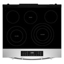 Whirlpool® 30-inch Electric Smart Range with Fan Convection Air Cooking Technology YWSES5030SZ