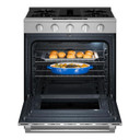 Maytag® 30-Inch Wide Slide-In Gas Range with Grill Mode and No Preheat Air Fry - 5.0 Cu. Ft. MSGS7030SZ