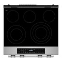 Kitchenaid® 5.3 Cu. Ft. Smart Slide-in Electric Range with Convection Cooking Modes YKSES330SPS