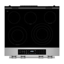 Kitchenaid® 5.3 Cu. Ft. Slide-in Electric Range with Two Even-Heat™ Hyper Elements and Convection Cooking Modes YKSES530SPS