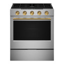 Kitchenaid® 5.0 Cu. Ft. Smart Slide-in Gas Range with Convection Cooking Modes and 2-in-1 Burner KSGS530SPS
