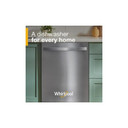 Whirlpool® 24-Inch Dishwasher with Total Coverage Wash Action and Auto Open Air Dry in Fingerprint Resistant Stainless Steel WDTS8024SZ
