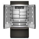 Kitchenaid® 24.2 Cu. Ft. 42" Built-In French Door Bottom Mount Refrigerator with Platinum Interior KBFN542SBE