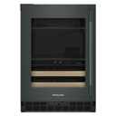 Kitchenaid® 24" Beverage Center with Glass Door and Wood-Front Racks KUBL524SJP