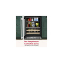 Kitchenaid® 24" Beverage Center with Glass Door and Wood-Front Racks KUBL524SBE