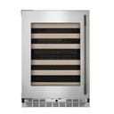 Kitchenaid® 24" Undercounter Wine Cellar with Full-Extension Wood-Front Racks KUWL524SPS