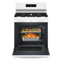 Whirlpool® 30-inch Gas Range with Air Cooking Technology and Steam Clean WFGS4530SW