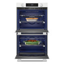 Kitchenaid® 30-inch Smart Electric Double Wall Oven with Assisted Cooking Modes - White KOED730SWH