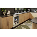 Kitchenaid® 24" Beverage Center with Glass Door and Wood-Front Racks KUBR524SBE