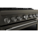 KitchenAid® 36-Inch 6 Burner Commercial-Style Gas Range with No Preheat Air Fry Mode KFGS936SBE