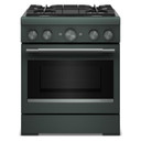 KitchenAid® 30-Inch 4 Burner Commercial-Style Dual Fuel Range with No Preheat Air Fry Mode KFDS930SJP