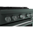 KitchenAid® 30-Inch 4 Burner Commercial-Style Dual Fuel Range with No Preheat Air Fry Mode KFDS930SJP