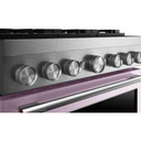 Kitchenaid® 36-Inch 6 Burner Commercial-Style Dual Fuel Range with No Preheat Air Fry Mode KFDS936SWF