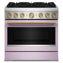 Kitchenaid® 36-Inch 6 Burner Commercial-Style Dual Fuel Range with No Preheat Air Fry Mode KFDS936SWF