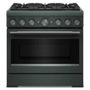 KitchenAid® 36-Inch 6 Burner Commercial-Style Dual Fuel Range with No Preheat Air Fry Mode KFDS936SJP