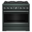 KitchenAid® 36-Inch 6 Burner Commercial-Style Dual Fuel Range with No Preheat Air Fry Mode KFDS936SJP
