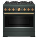KitchenAid® 36-Inch 6 Burner Commercial-Style Dual Fuel Range with No Preheat Air Fry Mode KFDS936SJP
