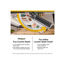 Whirlpool® 36-inch Wide True Counter Depth 4-Door French Door Refrigerator - 22 cu. ft. WRMC7036RZ