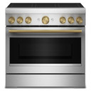 KitchenAid® 36-Inch 6-Element Induction Freestanding Commercial-Style Range with Air Fry KFIS936SSS