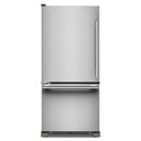 Kitchenaid® 19 Cu. Ft. 30-Inch Standard-Depth Bottom Mount Refrigerator with Left Door Swing KRBL130SPS