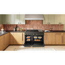 KitchenAid® 48-Inch 6 Burner Commercial-Style Gas Range with Griddle KFGD948SBE
