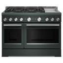 KitchenAid® 48-Inch 6 Burner Commercial-Style Gas Range with Griddle KFGD948SJP