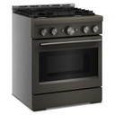 KitchenAid® 30-Inch 4 Burner Commercial-Style Gas Range with No Preheat Air Fry Mode KFGS930SBE