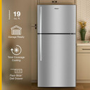 Whirlpool® 29.5-inch Wide Top Freezer Refrigerator with Total Coverage Cooling- 19 Cu. Ft. WRTX7419SZ