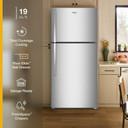 Whirlpool® 30-inch Wide Top Freezer Refrigerator with Total Coverage Cooling- 19 Cu. Ft. WRTX7419SZ