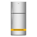 Whirlpool® 30-inch Wide Top Freezer Refrigerator with Total Coverage Cooling- 19 Cu. Ft. WRTX7419SZ