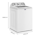 This 5.4 cu. tt. IEC capacity top load washer from Maytag delivers the stain-fighting power that’s built to handle tough loads. MTW5205TW