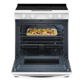 Whirlpool® 30-inch Electric Smart Range with No Preheat Mode and Steam Clean YWSES3330TW