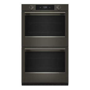 Kitchenaid® 30-inch Smart Electric Double Wall Oven with Intelligent Cooking Camera - Black Ore KOED930SBE