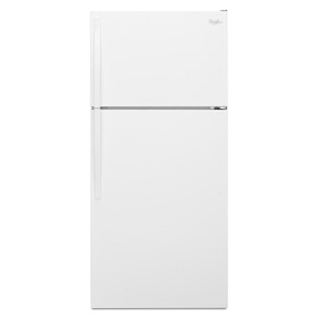 Whirlpool® 28-inches wide Top-Freezer Refrigerator with Optional Icemaker - 14 cu. ft. WRT314TFDW