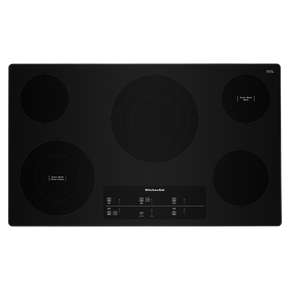 Kitchenaid® 36 Electric Cooktop with 5 Elements and Touch-Activated Controls KCES956KSS